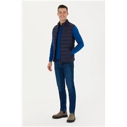 Erkek Lacivert Yelek