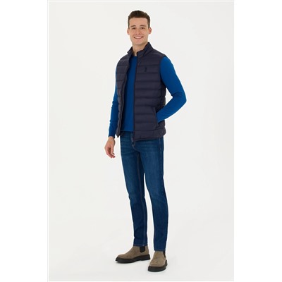 Erkek Lacivert Yelek