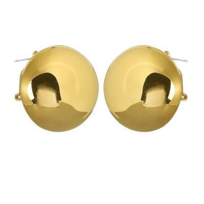 Серьги 3см Геометрия (покрытие золото), Есть комплект