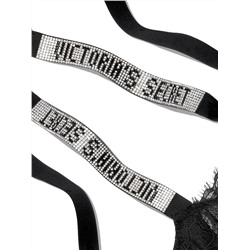 VERY SEXY Wicked Unlined Shine Strap Balconette Bra PUSH UP WITHOUT PADDING