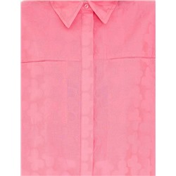 Açık Pembe Regular Fit Kısa Kollu Gömlek