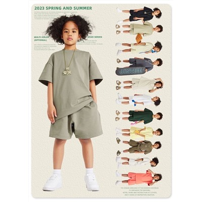 Детские трикотажные шорты подойдут в комплект к футболке выше  Фабрика, проверенный поставщик  Материал: 80% хлопок, 20% полиэстер