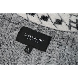 Женский мягкий трикотажный жакет с геометрическим узором