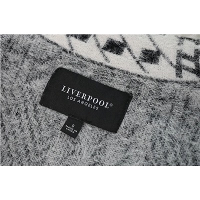 Женский мягкий трикотажный жакет с геометрическим узором