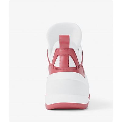 Michael Kors Outlet Olympia Logo Debossed Trainer