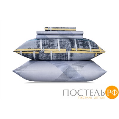 PRIME PRIVE РОШФОР К-т наволочек 70х70-2, 2 пр., хл./сатин С серый