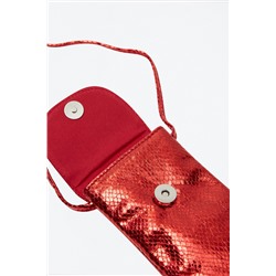 Monedero y bandolera Rojo