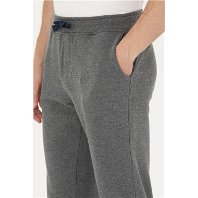 Erkek Antrasit Melanj Eşofman Altı