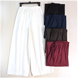 Женские нишевые хлопковые эластичные брюки с высокой талией КО*С