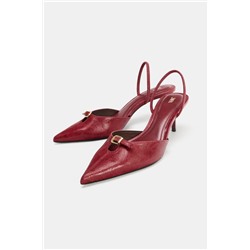 ZAPATO TACÓN DESTALONADO HEBILLA