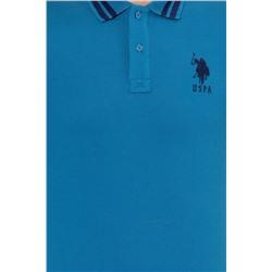 Erkek Petrol Basic Polo Yaka Tişört