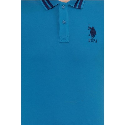 Erkek Petrol Basic Polo Yaka Tişört