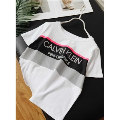 Детская футболка для девочек экспорт  Calvi*n Klein   Количество ограничено!