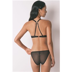 Braga clásica tul microfibra negro