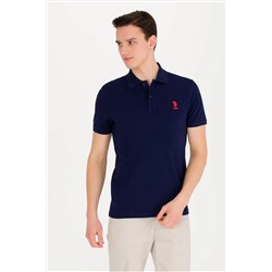 Erkek Lacivert Basic Polo Yaka Tişört