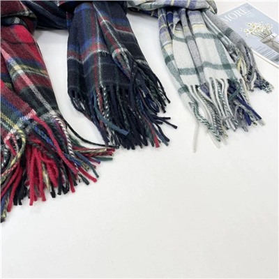 Женский тёплый шерстяной шарф КОУ*Ч