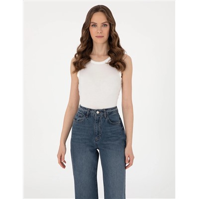 Beyaz Ex. Slim Fit Tişört