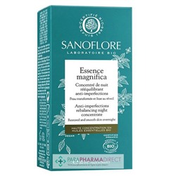 Sanoflore Essence Magnifica - Concentré de Nuit Rééquilibrant Anti-Imperfections BIO 30 ml