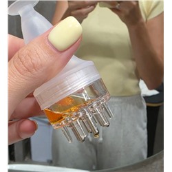 Мини гребень " 2 в 1" для нанесения лекарственных средств + массаж