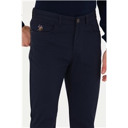 Erkek Lacivert Kanvas Pantolon