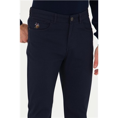 Erkek Lacivert Kanvas Pantolon