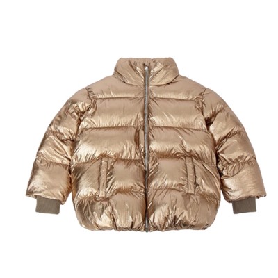 Зимняя куртка золотистая. Экспорт