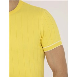 Açık Sarı Slim Fit Kazak