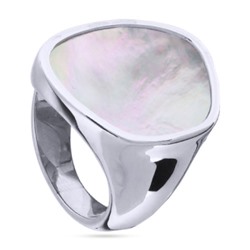 Кольцо Амфитрита (перламутр; покрытие родий), Есть комплект