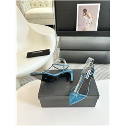 Босоножки Ji*l Sande*r на высоком каблуке (6,5см)  Натуральная кожа (импортная овчина)