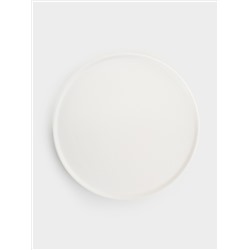 Тарелка обеденная, 26.5 см, белая, Икра