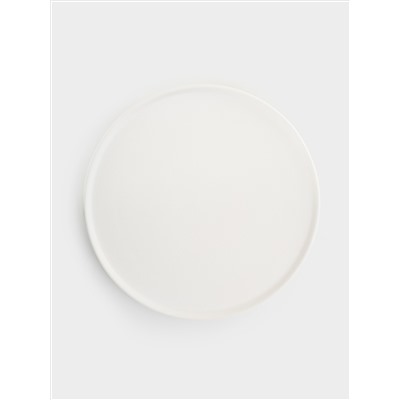 Тарелка обеденная, 26.5 см, белая, Икра