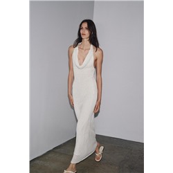 RUSTIC DRESS WITH SCARF