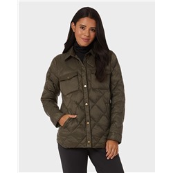 WOMEN'S LIGHTWEIGHT RECYCLED POLY-FILL SHIRT JACKET