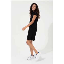 Kadın Siyah Örme Elbise