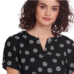 Damen Bluse mit Allover-Motiv