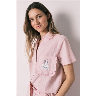 Pijama camisero corto algodón My Melody