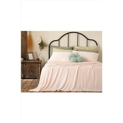 English Home Genesis Soft Touch Çift Kişilik Pike Seti 200x220 cm Pembe TYC00438935647