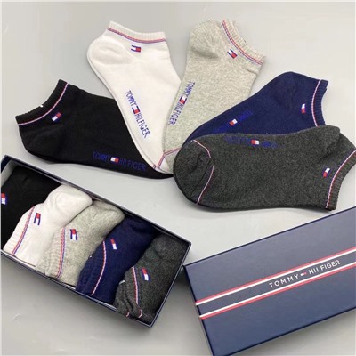 Низкие носки ТОММИ ХИЛФИГЕ*Р унисекс Набор из 5 пар