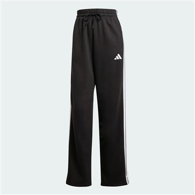 ESSENTIALS 3-STRIPES OPEN-HEM FLEECE PANTS