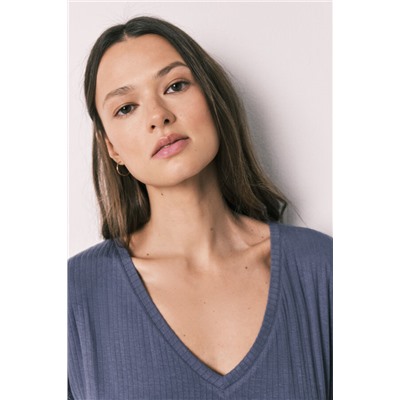 Pijama Capri viscosa suave azul