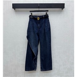 Новинка 2026  Крутые и стильные женские джинсы  нестандартной формы с ремнем ДИО*Р