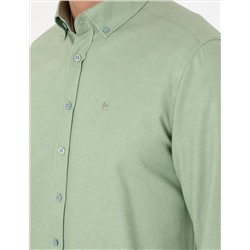 Çağla Oxford Slim Fit Kolay Ütülenebilir Gömlek