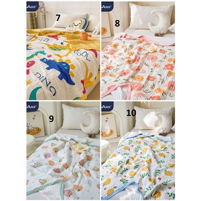 Нежное дышащее хлопково - марлевое одеяло