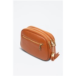 Bandolera de piel Aliminusa Camel - Libellula