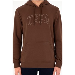 Erkek Kahverengi Basic Sweatshirt
