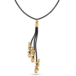 Кулон Объятия (покрытие матовое золото) 52-57см, Есть комплект