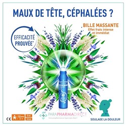 Puressentiel Maux de Tête Roller aux 9 Huiles Essentielles 10 ml