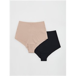 High-Waist-Slips, 2er-Pack