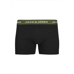Jack & Jones J&J Jachenry Scull Karışık Renk 3'lü Kırmızı mix Siyah Boxer Paketi