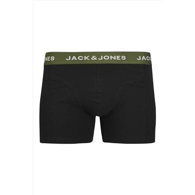 Jack & Jones J&J Jachenry Scull Karışık Renk 3'lü Kırmızı mix Siyah Boxer Paketi